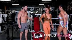 The best gym session for hot milf